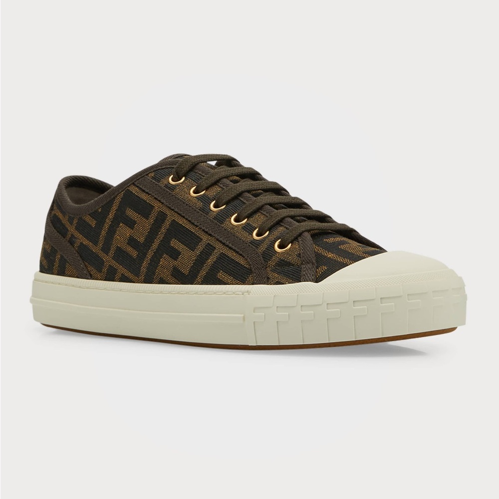 FF Jacquard Low-Top Sneakers